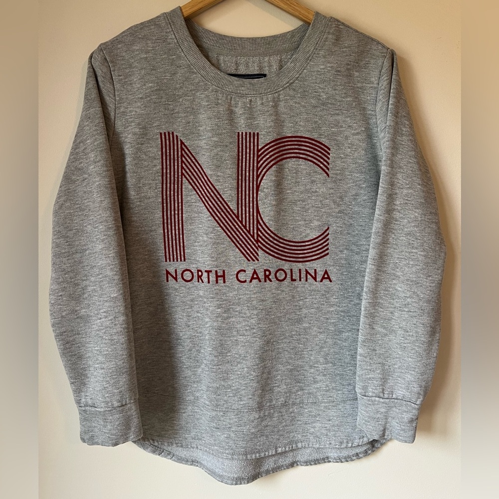 State of Mine NC Gray Tunic Sweatshirt Size L